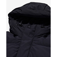 361度女装冬季长款轻薄羽绒服保暖潮流运动外套 基础黑 XL
