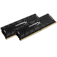 Kingston 金士顿 Predator 掠食者系列 DDR4 3200MHz 台式机内存 马甲条 黑色 64GB 32GB*2 HX432C16PB3K2/64