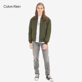 CK Jeans 2020秋冬款  男装两面穿刺绣LOGO厚外套 J316342 LDD-绿色 L