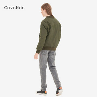 CK Jeans 2020秋冬款  男装两面穿刺绣LOGO厚外套 J316342 LDD-绿色 L