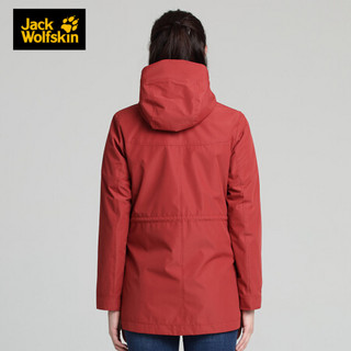 Jack Wolfskin/狼爪官方女士上装秋冬新品户外运动休闲防风防泼水软壳夹克 FS 5318523-3038/赤褐色 S 165/88A