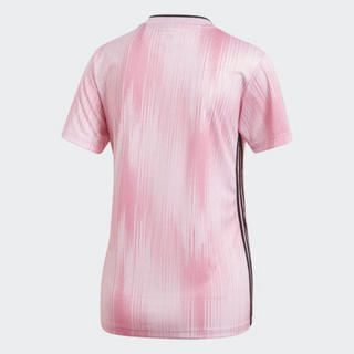 ADidas阿迪达斯女款T恤休闲运动速干短袖DU4386 True Pink / Black S