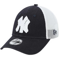 MLB男女棒球帽New York Yankees蓝白拼色透气网眼可调节遮阳帽运动帽3415237 single OSFA