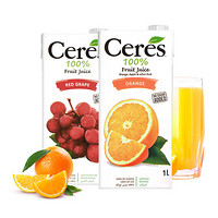 Ceres   西瑞斯    100%百香果橙汁猕猴桃汁   1L*2盒