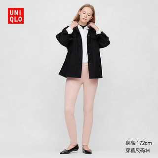 限尺码：UNIQLO 优衣库 427065 女士麻棉衬衫式夹克