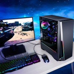 安钛克 夜行者 DP501 ATX 中塔 水冷全侧透台式电脑主机ARGB机箱
