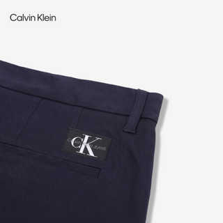 CK Jeans2020秋冬款男装直筒潮流时尚贴片LOGO休闲裤J316759 CHW-藏蓝色 30