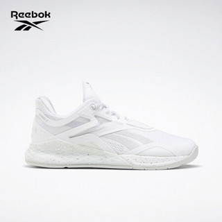 Reebok锐步 运动健身Nano X PR女子低帮训练鞋 FX7952_白/pure 淡灰 2/银色. 39