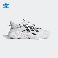 阿迪达斯官网 adidas 三叶草 OZWEEGO 男女鞋经典运动鞋FZ0037 白/黑 40(245mm)