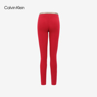 CK内衣 2020秋冬款 女装时尚LOGO腰边保暖长裤 QS6518AD T3K-红色 M