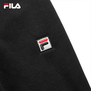 FILA 斐乐官方 男士羽绒服2020年冬季新款休闲保暖黑色外套 正黑-BK 175/96A/L