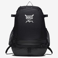 耐克Nike男包双肩包棒球背包运动休闲背包底部BA5434 Black/Black/White ONE SIZE