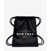 耐克Nike男士手提包运动包训练健身袋吊绳侧拉链包BA5807 Black/Black/Safety Orange one size