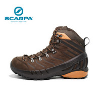 2020新品scarpa 飓风GTX防水防滑徒步鞋男鞋户外登山鞋30030-200 棕拼铁锈黄 43