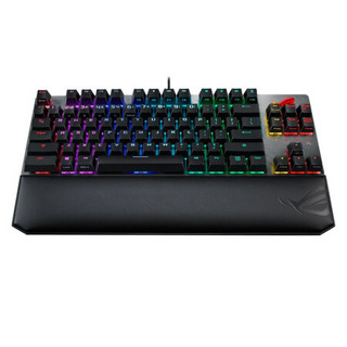 ROG 玩家国度 游侠 TKL 竞技版 84键 有线机械键盘 黑色 Cherry茶轴 RGB