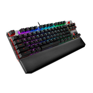 ROG 玩家国度 游侠 TKL 竞技版 84键 有线机械键盘 黑色 Cherry茶轴 RGB