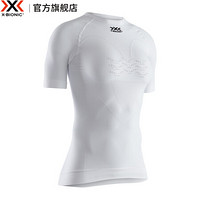 X-BIONIC 4.0激能 轻量速干健身运动圆领压缩衣紧身衣短袖T恤 女款 极地白/云石灰 M