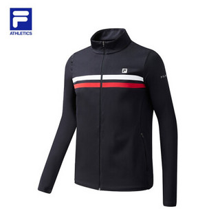 FILA ATHLETICS斐乐男士针织外套2020秋季新款茄克舒适高尔夫男 传奇蓝-NV 170/92A/M