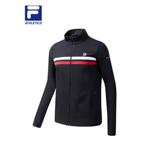 FILA ATHLETICS斐乐男士针织外套2020秋季新款茄克舒适高尔夫男 传奇蓝-NV 170/92A/M