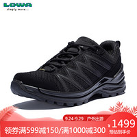 LOWA新品户外防水徒步鞋INNOX PRO GTX TF女式低帮军靴 L320832 黑色 38