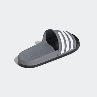 阿迪达斯官网 adidas ADILETTE TND 男女鞋游泳运动凉拖鞋EG1901 侦探灰/亮白 39(240mm)