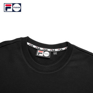 FIAL FUSION 斐乐 男子套头卫衣 2020冬季新款棒球宽松卫衣男 深黑-BK 180/100A/XL