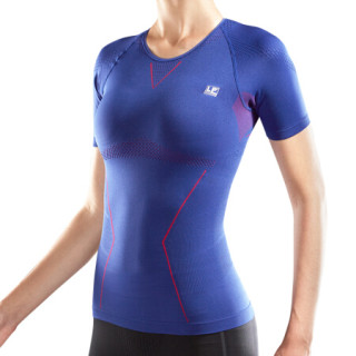 商品lp 女子紧身压缩衣 瑜伽跑步健身服 轻薄透气短袖运动服arf2301z