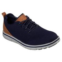 SKECHERS斯凯奇男鞋休闲鞋低帮织物表面Mark Nason68604 Navy 9.5