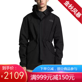 The North Face北面男士夹克户外通勤外套时尚保暖 TNF BLACK M