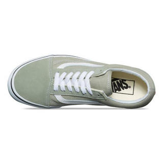 vans范斯男女鞋低帮拼接系带时尚帆布鞋平底鞋3727895 Desert Sage/True White 4.0 Boys = 5.5 Women