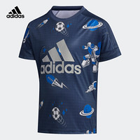 阿迪达斯官网 adidas LB TE PES TEE 小童装训练运动短袖T恤FM9775 如图 110CM