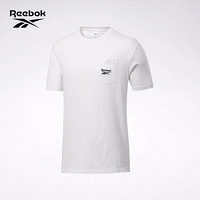 Reebok锐步 运动经典CL F POCKET TEE男女夏季短袖T恤 GD0451_白色 A/M