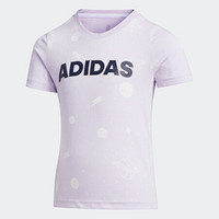 阿迪达斯官网adidas LG ST SUM SHIRT小童装训练运动短袖T恤FM9806 浅紫 128CM