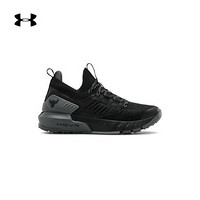 安德玛官方UA 强森Project Rock 3儿童运动训练鞋Under Armour3023270 黑色001 35.5