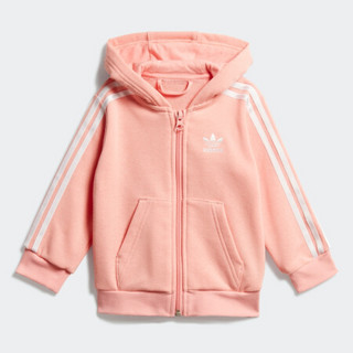 阿迪达斯官网 adidas 三叶草 FZ HOODIE SET 婴童装运动套装FM6723 多色 92CM