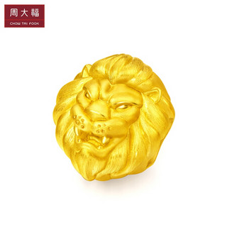 周大福 非洲狮/美洲虎 定价足金黄金转运珠/吊坠R R24488 非洲狮 2380元