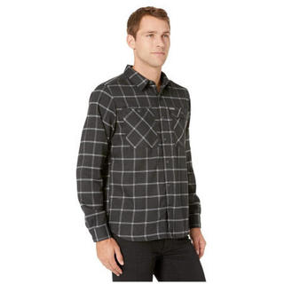 Columbia哥伦比亚男装透气法兰绒格子长袖衬衫9231564 Red Jasper Plaid 2XL