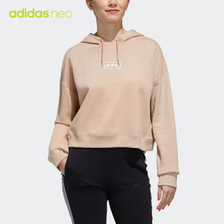 阿迪达斯官网adidas neo W C+ FLEECE HDY女装运动套头衫FP7406 如图 XS