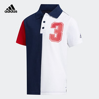 阿迪达斯官网 adidas LK B POLO 小童装训练运动短袖T恤FM9825 如图 128CM