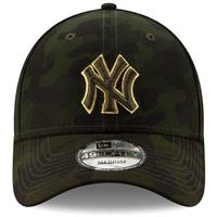 MLB男女棒球帽New York Yankees迷彩训练帽遮阳帽弯檐3401090 single 2XL