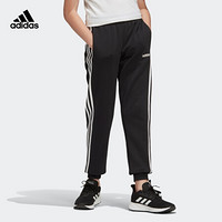 阿迪达斯官网 adidas YB E 3S PT 大童装训练针织长裤DV1794 黑色/白 128CM