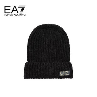 EMPORIO ARMANI阿玛尼EA7奢侈品男装20秋冬男士针织帽275955-0A118BLACK-00020 黑色L