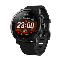 AMAZFIT 跃我 智能运动手表2 34mm 黑色表盘 黑色硅胶表带(GPS)