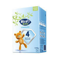 Hero Baby 秒杀：HeroBaby 经典盒装婴幼儿奶粉4段700g*6件