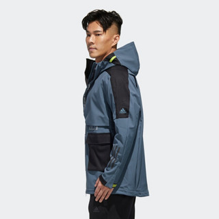 adidas 阿迪达斯 M TECH OUTR JKT FU6573 男款夹克外套遗迹蓝 A/XS(170/88A)