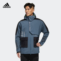 adidas 阿迪达斯 M TECH OUTR JKT FU6573 男款夹克外套遗迹蓝 A/XS(170/88A)