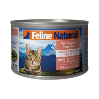 K9 Feline猫罐头 成猫幼猫通用天然无谷猫罐头新西兰 羊肉&帝王鲑170g
