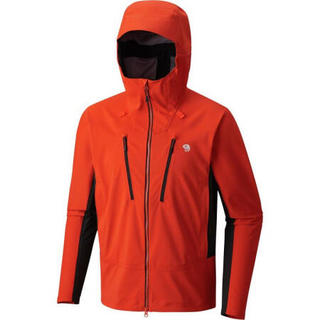 Mountain Hardwear山浩冲锋衣男户外登山连帽夹克MHW011I Fiery Red XXL