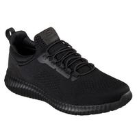 SKECHERS斯凯奇男鞋运动鞋休闲鞋防滑低帮飞织网面时尚轻便77188 Black 9/42码