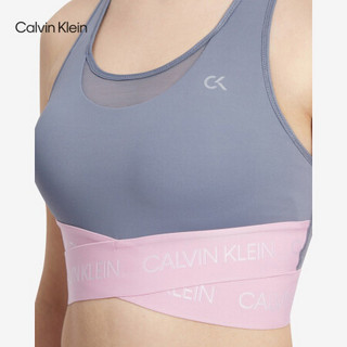 CK运动 2020春夏女装 中度支撑健身运动内衣 4WS0K128 059-灰粉色 S